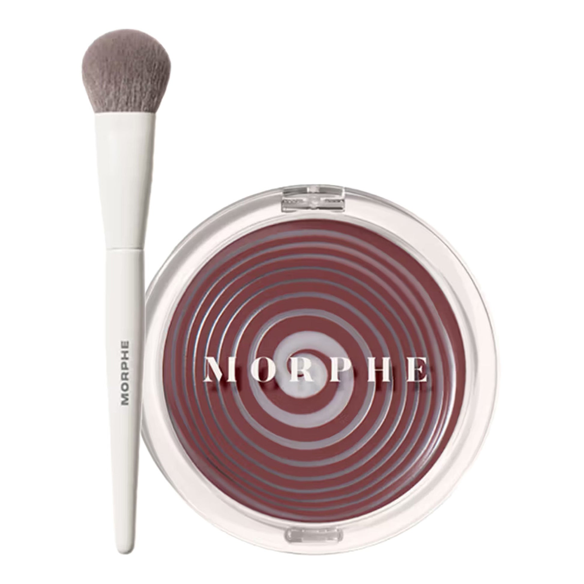 MORPHE M204 Blush Brush + Huephoric Rush Blush Touched