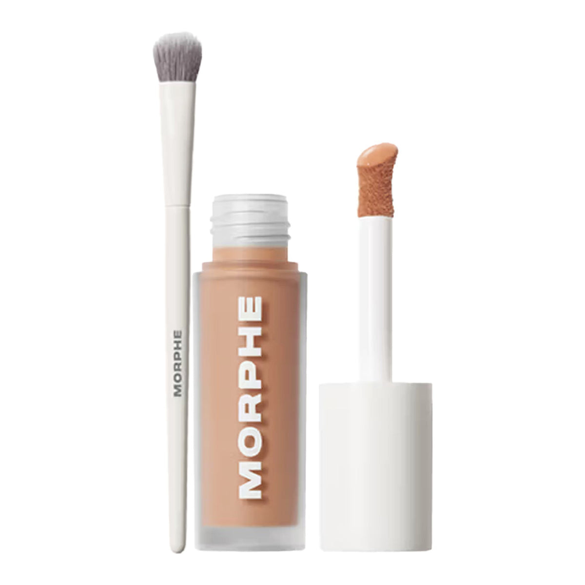 MORPHE M131 Concealer Brush + Wakeup Artist Concealer Cashew 9W