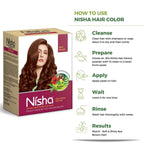 Thumbnail for Nisha Henna Based Hair Colour for Women & Men Red Brown - Distacart