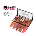 Thumbnail for Swiss Beauty Limitless Eyeshadow Palette - Mattes, Shimmers & Metallics - 02 Sun Glazed