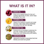Thumbnail for She Essentials Onion Hair Serum With Onion & Biotin For Strong Frizz - Free Hair