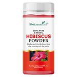 Thumbnail for She Essentials Hibiscus Flower Powder, Exfoliates Dead Skin Cells, Prevents Early Greys