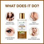 Thumbnail for She Essentials Pure Cold Pressed Natural Hair & Skin Oil With Castor