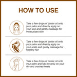 Thumbnail for She Essentials Pure Cold Pressed Natural Hair & Skin Oil With Castor