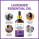 Thumbnail for She Essentials Lavender Oil & Sandalwood Essential Oil Combo Healthier Skin & Hair - Restful Sleep