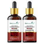 Thumbnail for She Essentials Rose Essential Oil For Glowing & Brightening Skin - 100% Natural
