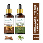 Thumbnail for She Essentials Sandalwood & Tea Tree Essential Oil Combo - Hair & Skin