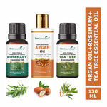 Thumbnail for She Essentials Argan Carrier Oil, Rosemary & Tea Tree Essential Oil - Skincare & Hair Care