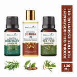 Thumbnail for She Essentials Rosemary, Jojoba & Tea Tree Essential Oil For Hair Growth, Acne & Dandruff