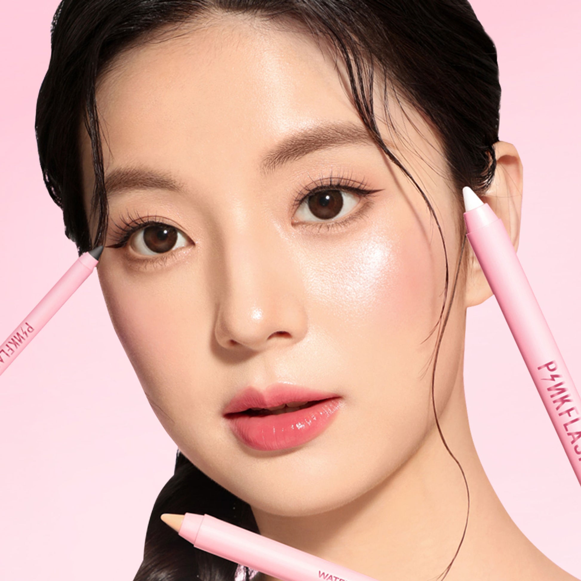 PINKFLASH Waterproof Kajal Eyeliner Pencil - Bk01 Black - Distacart