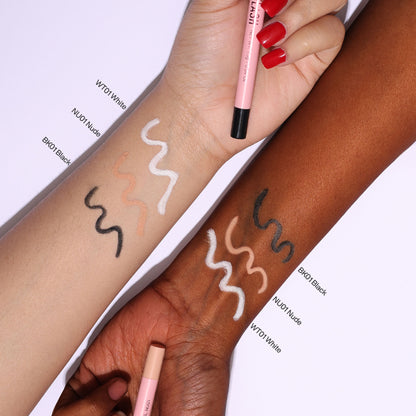 PINKFLASH Waterproof Kajal Eyeliner Pencil - Wt01 White - Distacart