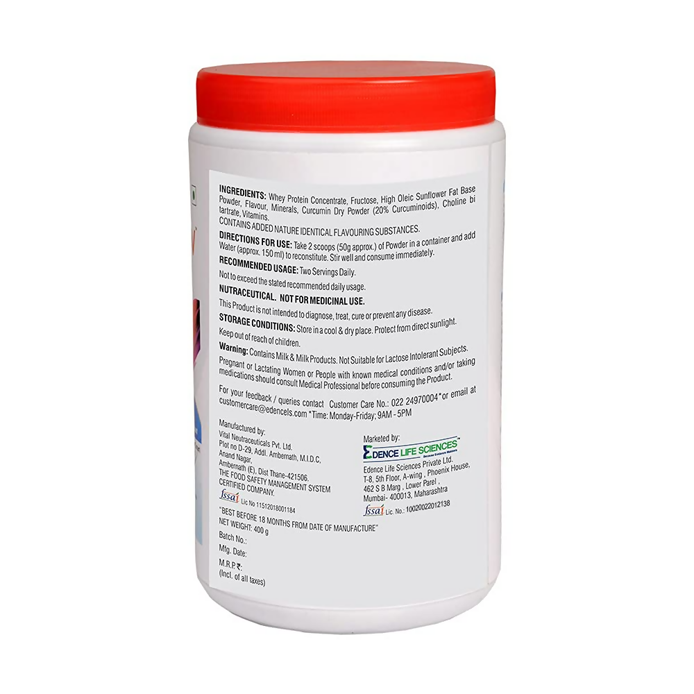 InstaRecov Beginner's Whey Protein Enriched with Curcumin by OmniWellness Vanilla Flavour - Distacart