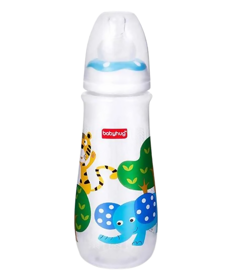 Babyhug Drop Anti Colic Sterilizable Feeding Bottle Blue - Distacart