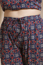 Thumbnail for Breathables Geometric Cotton Co-Ord Set – Blue - Dista