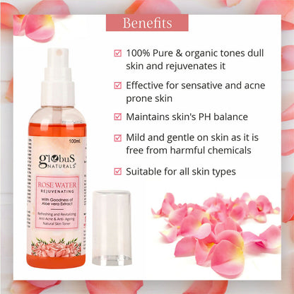 Globus Naturals Rose Toner - Distacart