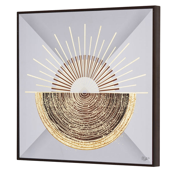 Tehzeeb Creations Golden Embossed Wall Painting