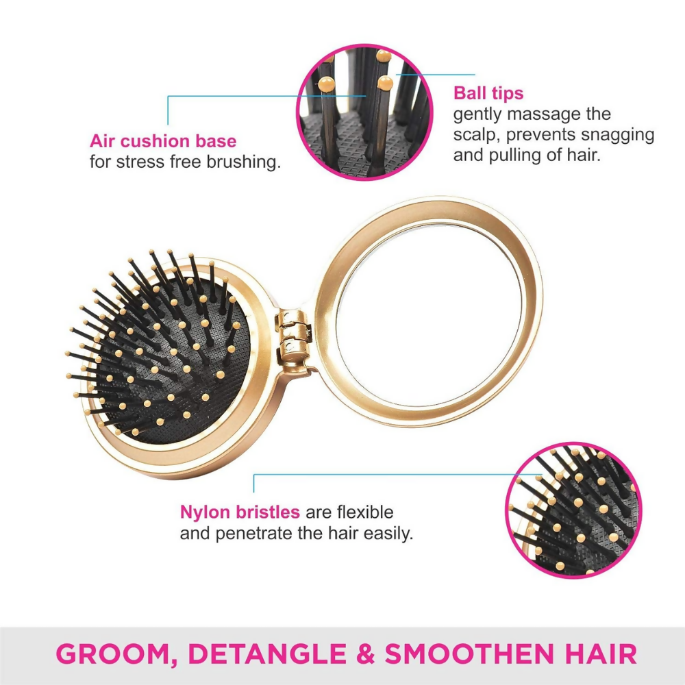 Vega Compact Folding Hair Brush - Dista