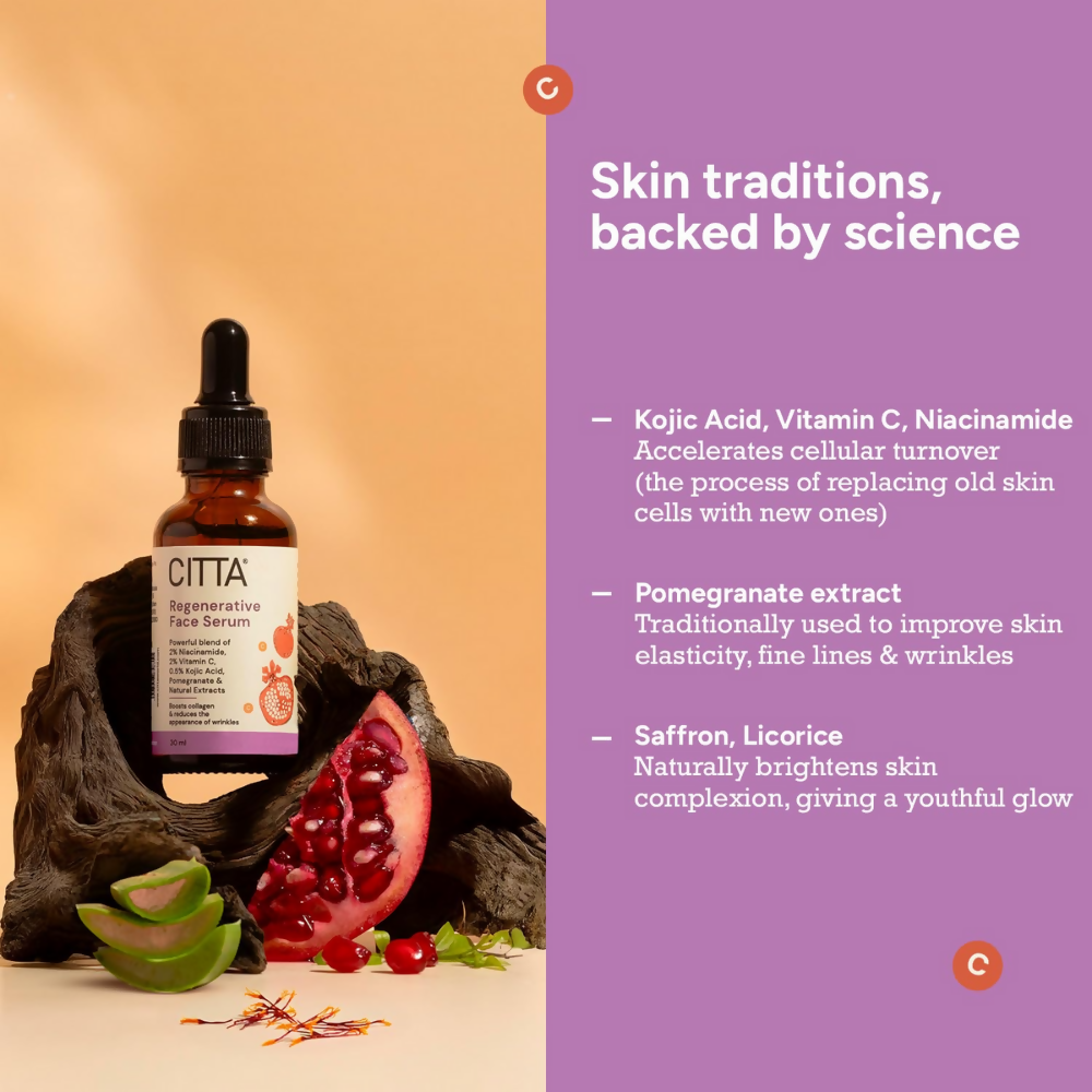 Citta Anti-Aging Face Serum – Regenerative Serum - Distacart