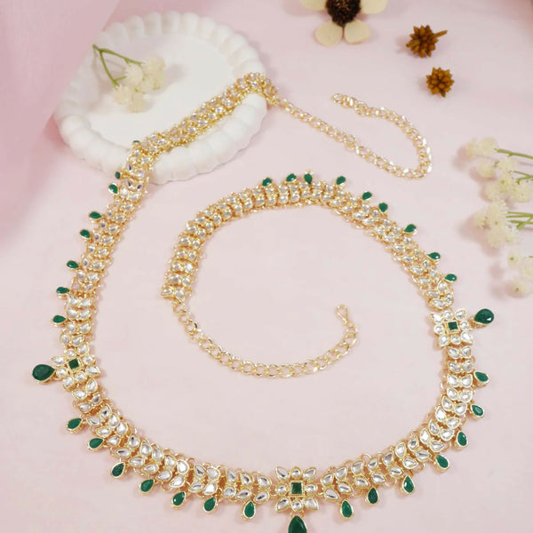 Joban Fashion Green Zinc Alloy Waist Chain For Women - Distacart