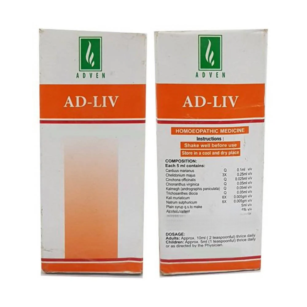 Adven Homeopathy Ad-Liv Tonic - Distacart
