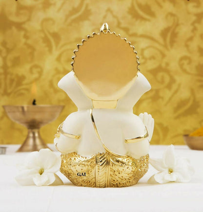 Gold Art India Ceramic Ganesh Idol - Distacart