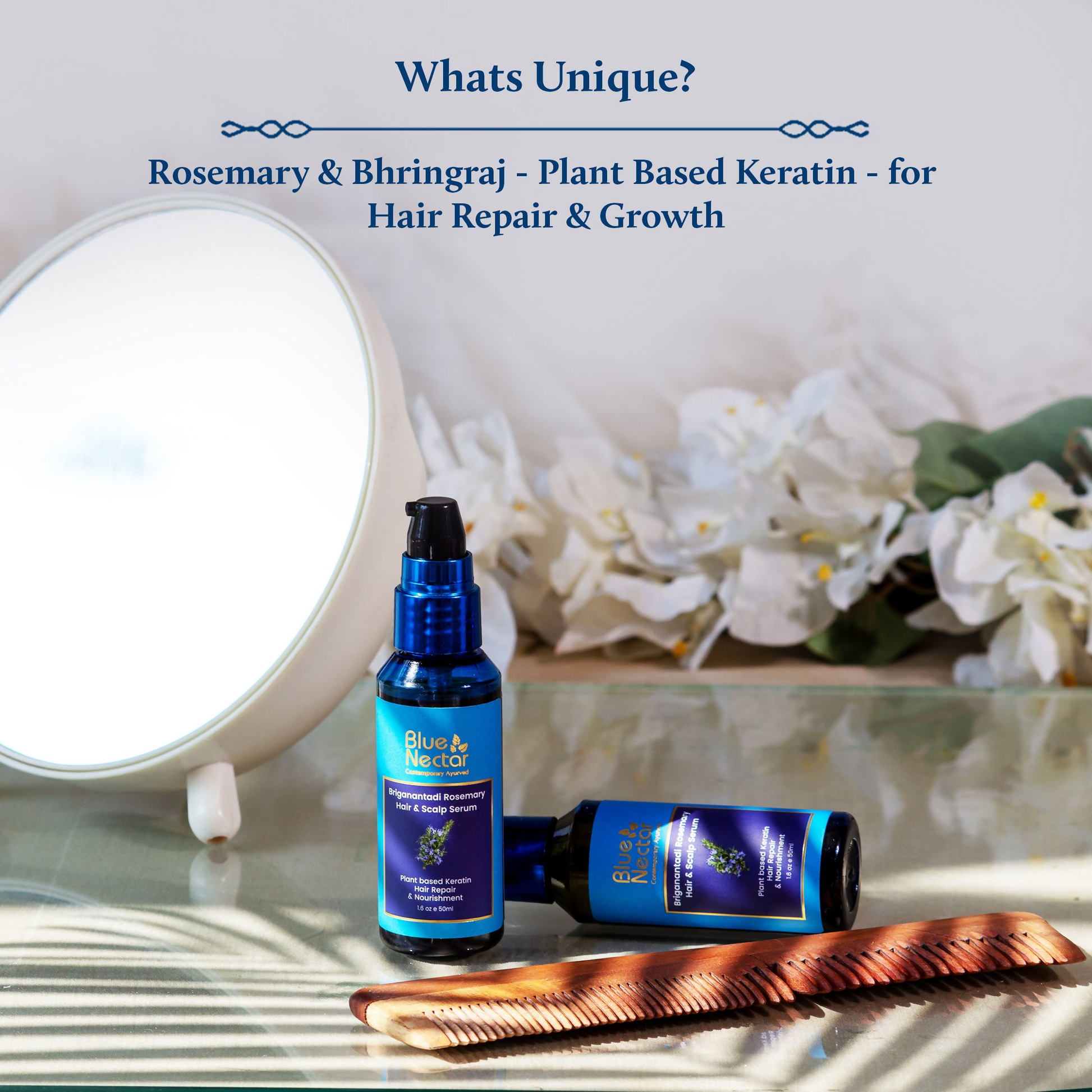 Blue Nectar Rosemary Hair & Scalp Serum - Distacart