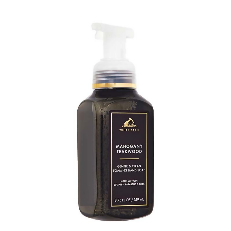 Bath & Body Works Mahogany Teakwood Gentle & Clean Foaming Hand Soap - Distacart