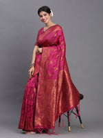 Thumbnail for Astita Silk Pink Saree