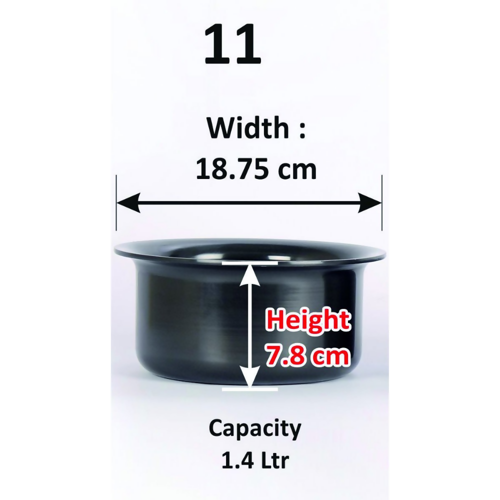 Sumeet 3Mm Aluminium Tope - 11 Inches - Dista