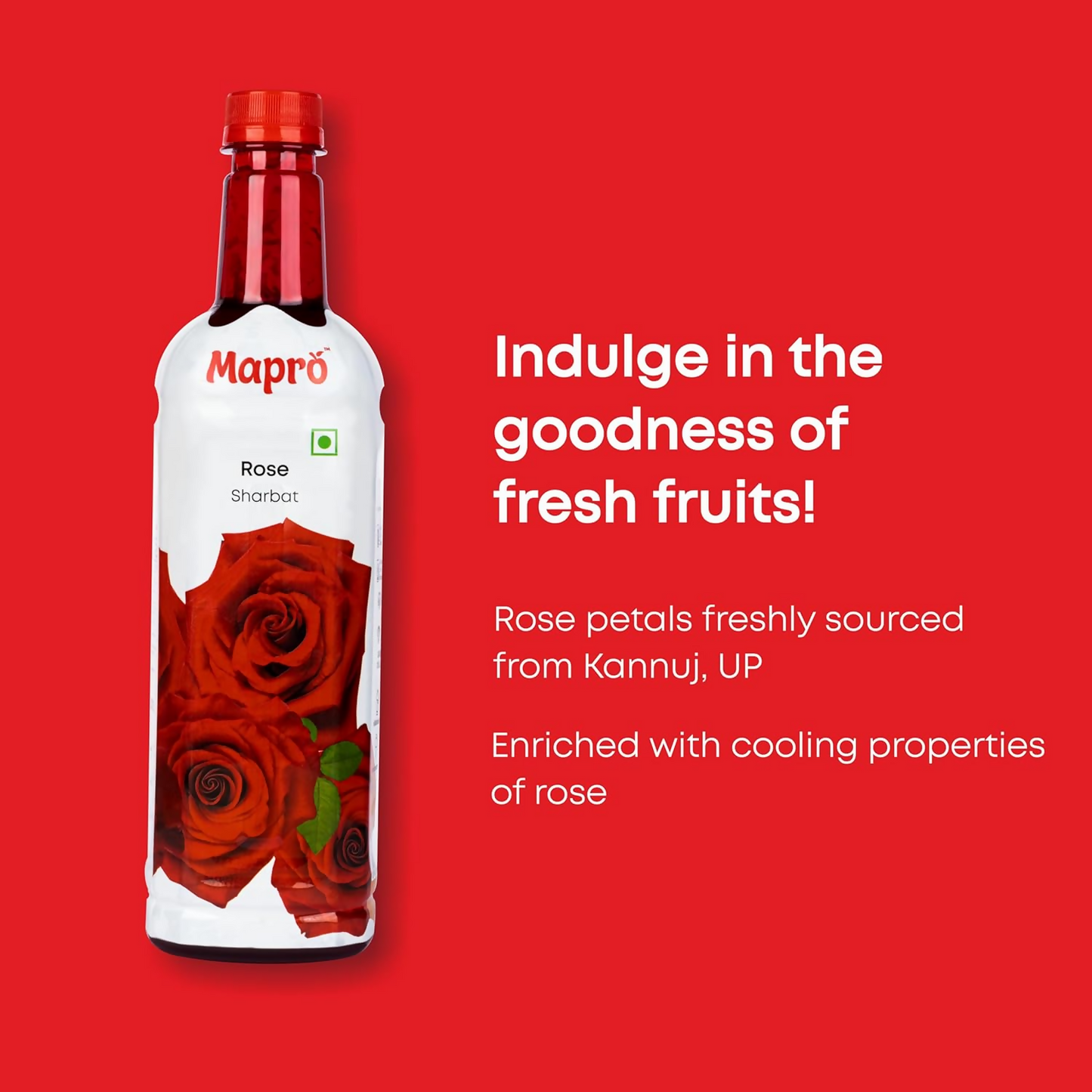 Mapro Rose Sharbat Gluten Free - Dista