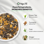 Thumbnail for Udyan Tea Turmeric Spice Green Tea - Dista