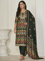 Thumbnail for Jyoti Fashion Women's Multicolor Pashmina Digital Printed Kurta with Trouser & Dupatta - Distacart