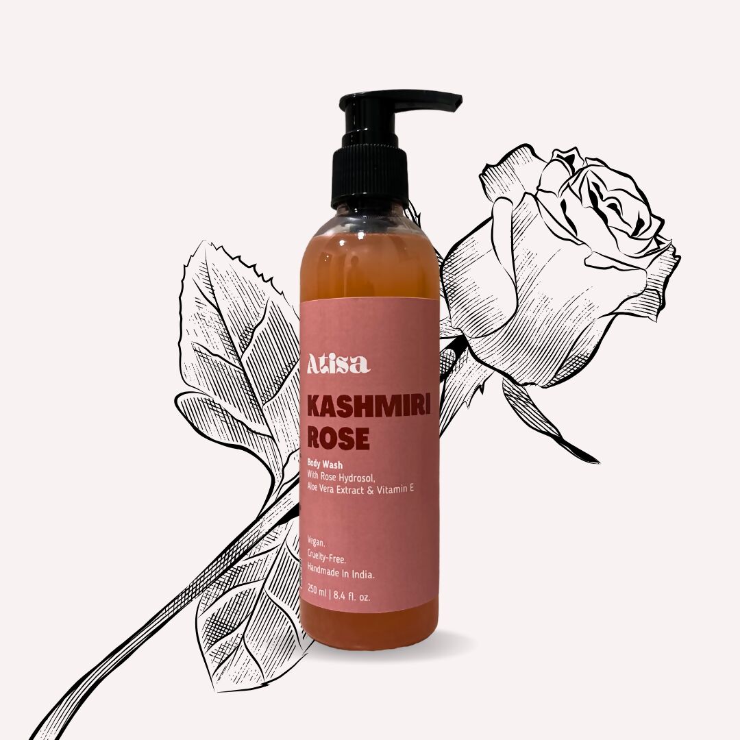 Atisa Kashmiri Rose Body Wash - Distacart