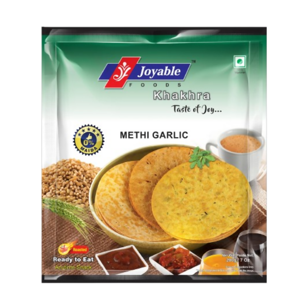 Joyable Methi Garlic Khakhra - Dista