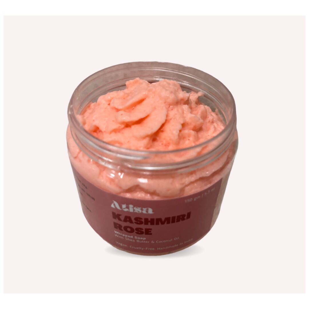 Atisa Kashmiri Rose Whipped Soap - Distacart
