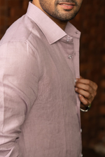 Thumbnail for Linen Pink Seafoam Serenity Shirt By Hilo Design