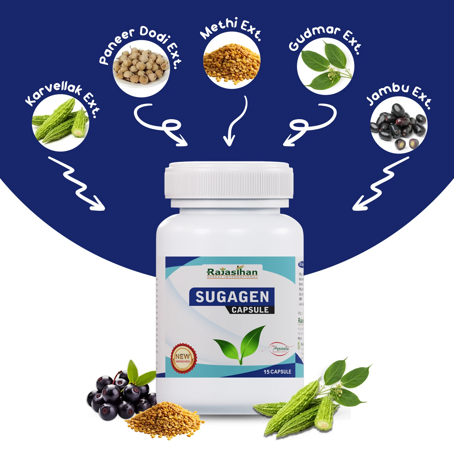 Rajasthan Herbals Sugagen Capsules