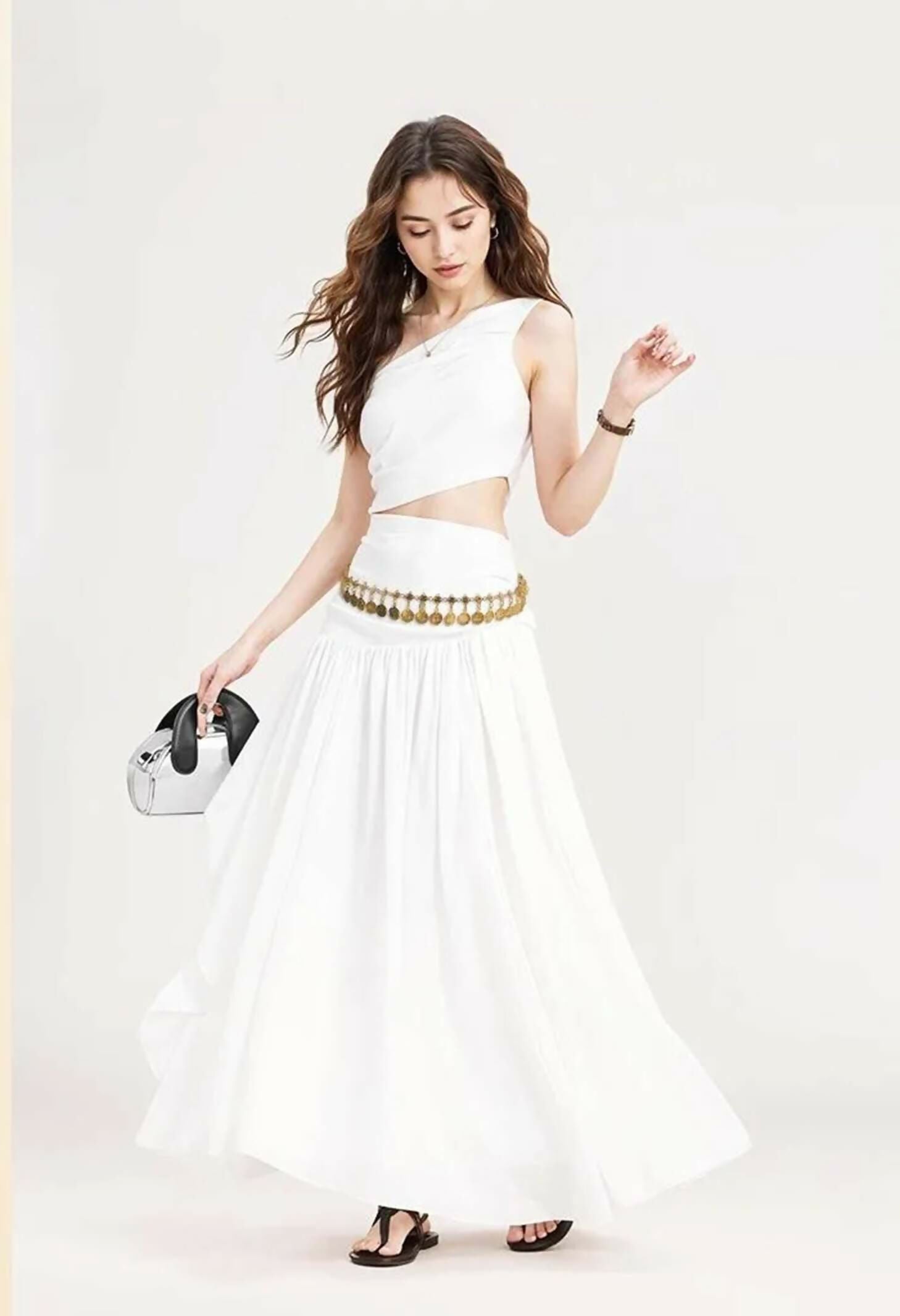 Joban Fashion Golden Silicone Waist Chain For Women