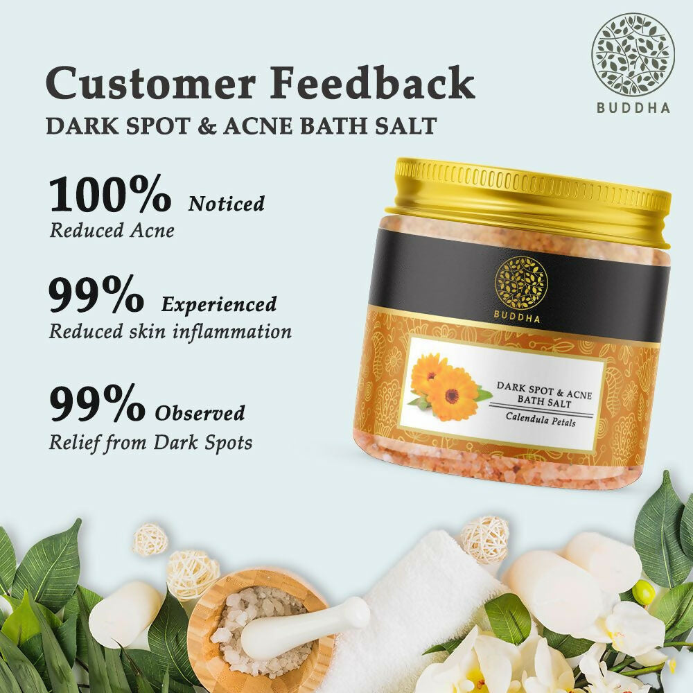 Buddha Natural Dark Spots & Acne Bath Salt - Distacart