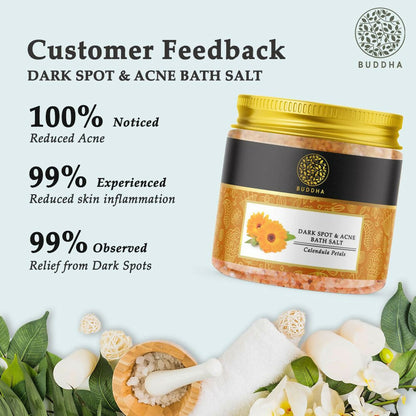 Buddha Natural Dark Spots & Acne Bath Salt - Distacart