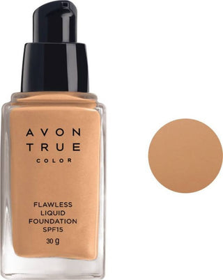 Avon True Color Flawless Liquid Foundation Medium Beige - Distacart