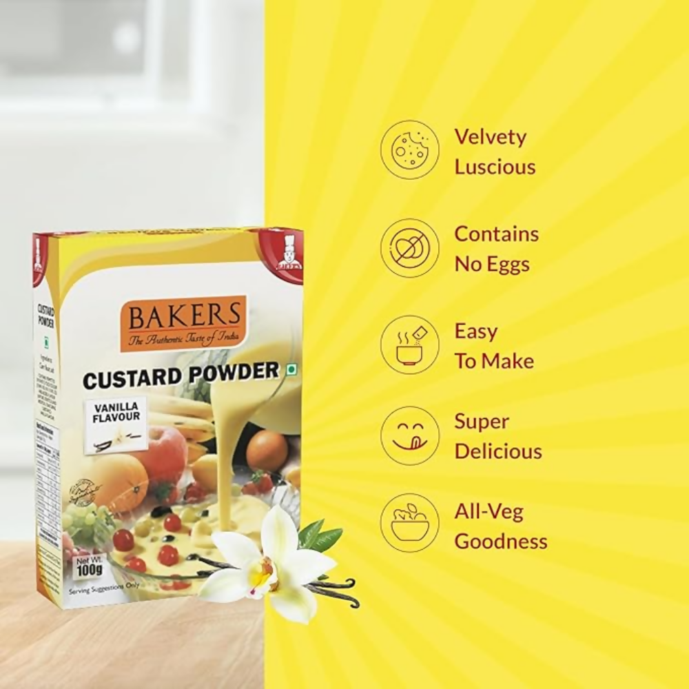 BAKERS Custard Powder - Vanilla - Dista