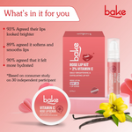 Thumbnail for Bake Vitamin C Rose Lip Kit With Lip Balm SPF 25 & Lip Scrub For Dark & Pigmented Lips - Distacart