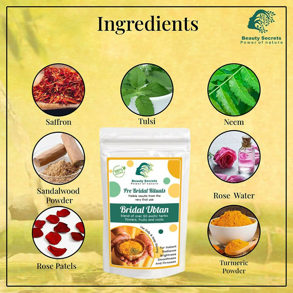 Buy Beauty Secrets Ayurvedic Bridal Ubtan Powder Online at Low Price