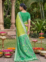 Thumbnail for Shree Shyam Fashion Light Green Soft Silk Saree - Dista