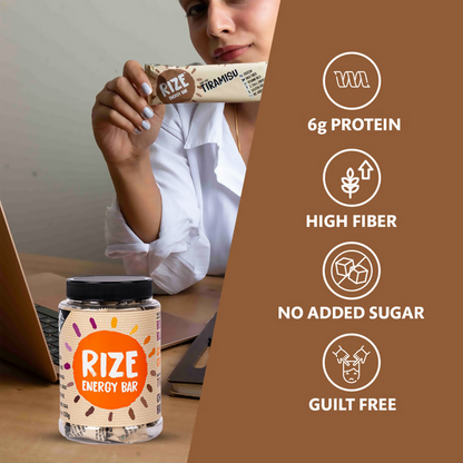Rize Energy Bar Assorted Bars - Distacart