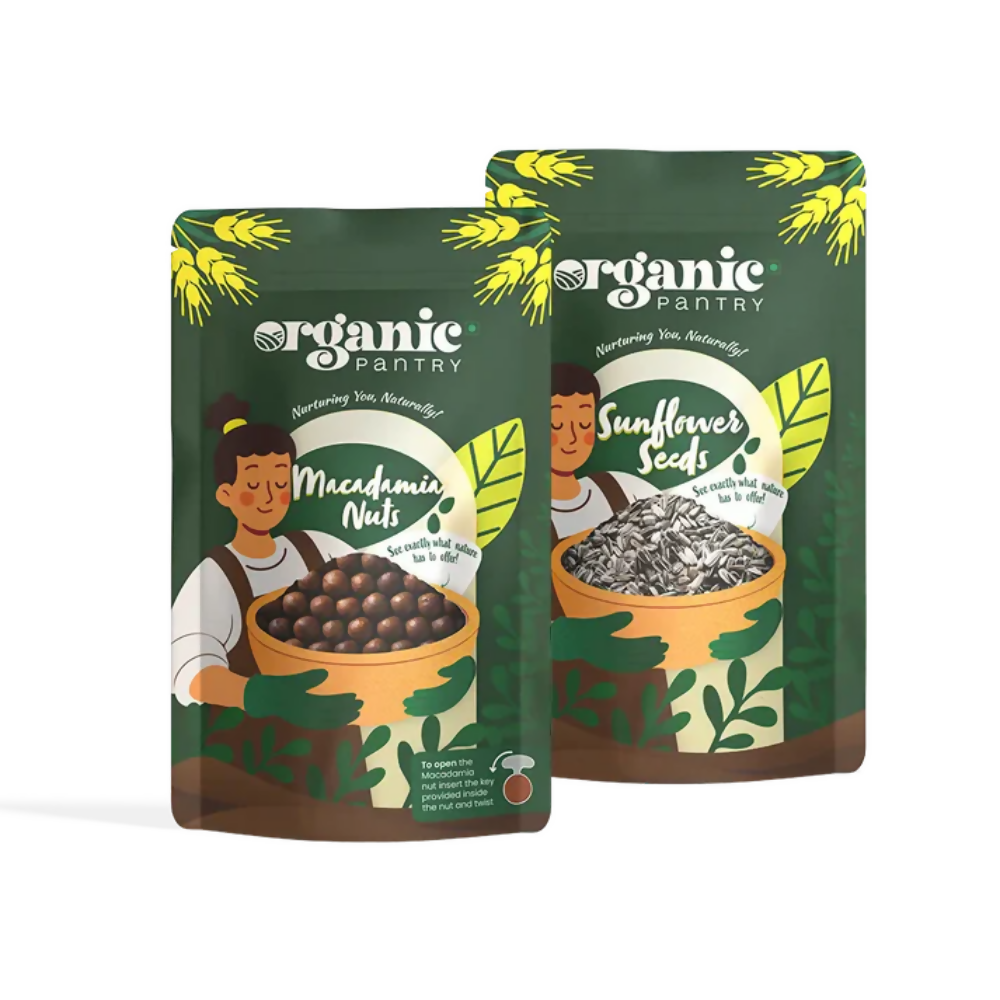 Organic Pantry Heart-Health Duo - Macadamia Nuts & Sunflower Seeds - Distacart
