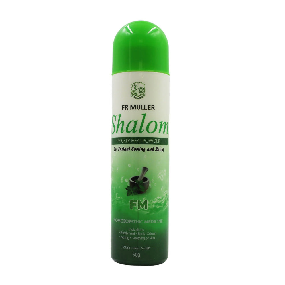 Father Muller Shalom Prickly Heat Powder(Green) - Distacart