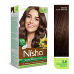 Thumbnail for Nisha Creme Hair Color for Women - Chocolate Brown - Distacart