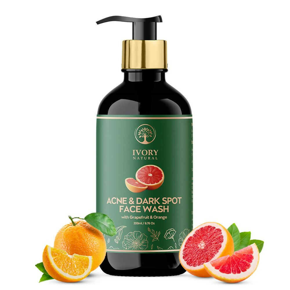 Ivory Natural Acne & Dark Spot Face Wash For Moisturize, Replenish, And Promote Skin Clarity - Distacart